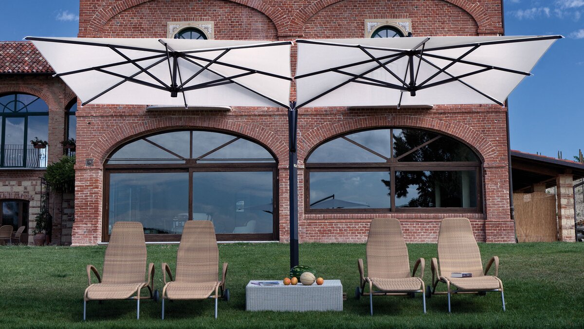 HEIBTENY Heavy Duty Patio Ombrello Manovella Dia.42mm Patio Ombrello Accessori Universale Staccabile Maniglie Parte di Ricambio Per Ombrello Esterno Ombrello Patio, Come da immagine